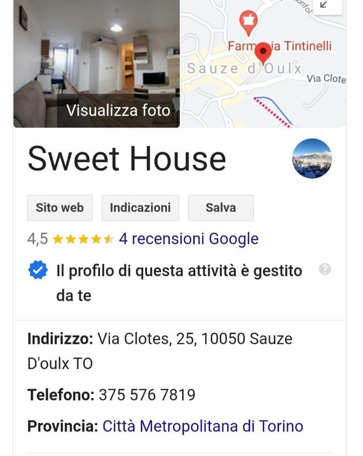 Sweet House Apartment Oulx Екстериор снимка